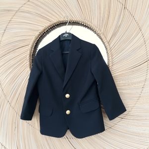 Navy blue nautical boys blazer